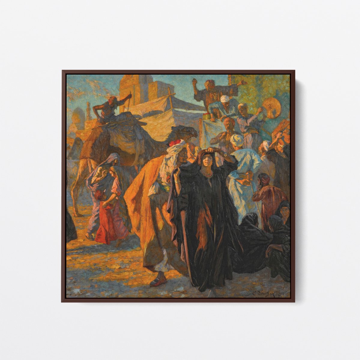 A Street Celebration in Cairo | Ludwig Deutsch | Ave Legato Art Prints