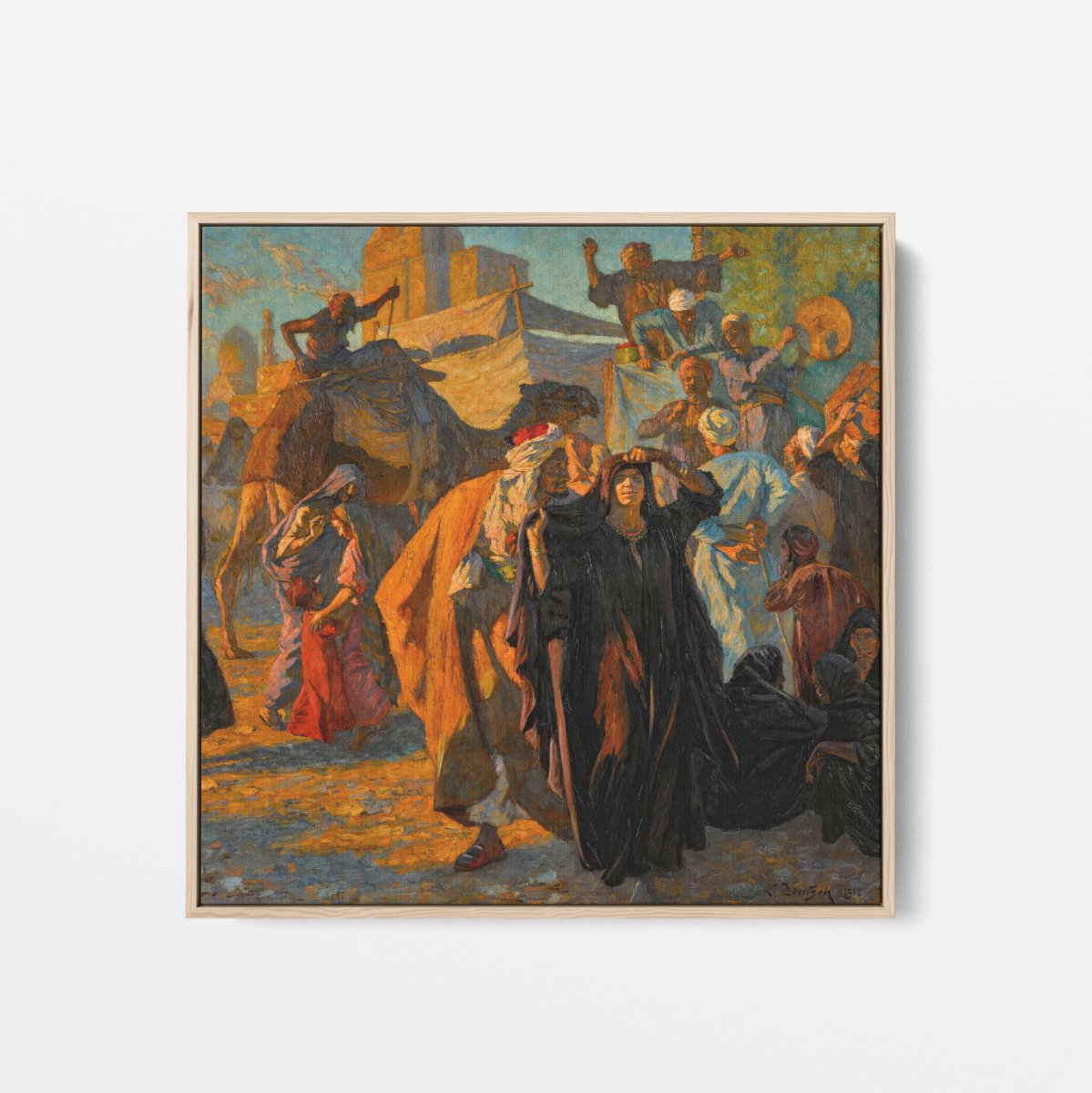 A Street Celebration in Cairo | Ludwig Deutsch | Ave Legato Art Prints