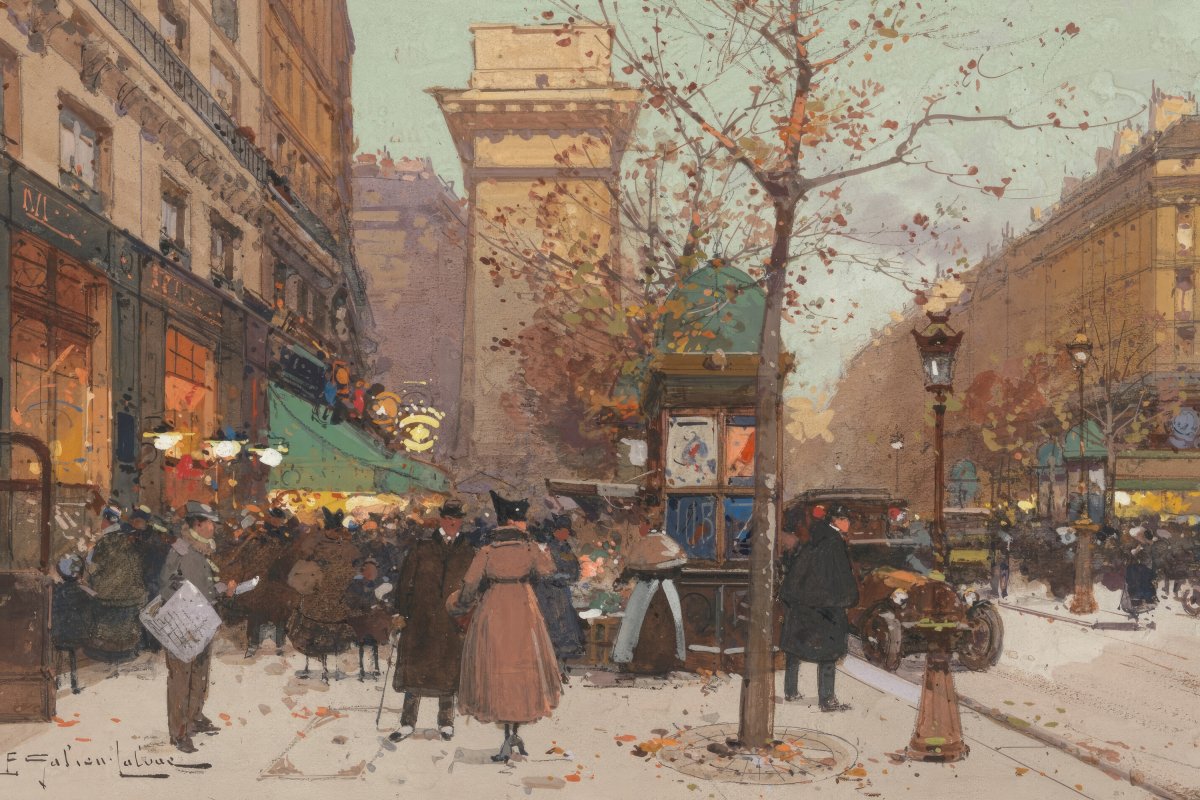 A Stroll by the Seine | Eugene Galien - Laloue | Ave Legato Art Prints