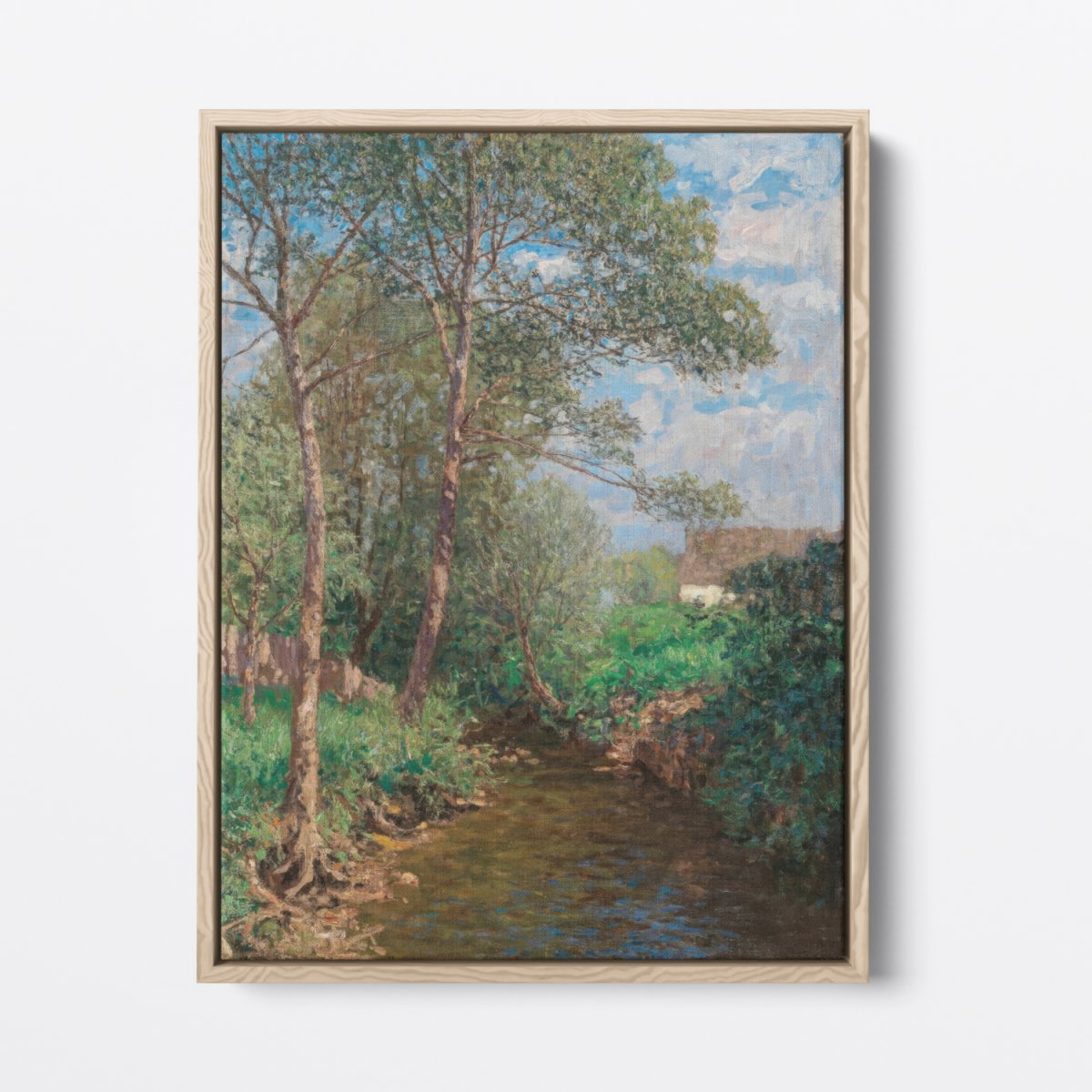 A Sunny Landscape with Stream | Alfred Zoff | Ave Legato Art Prints