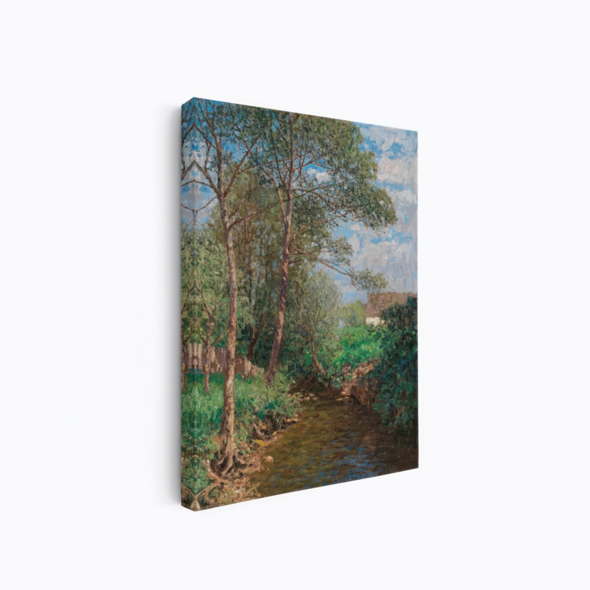 A Sunny Landscape with Stream | Alfred Zoff | Ave Legato Art Prints