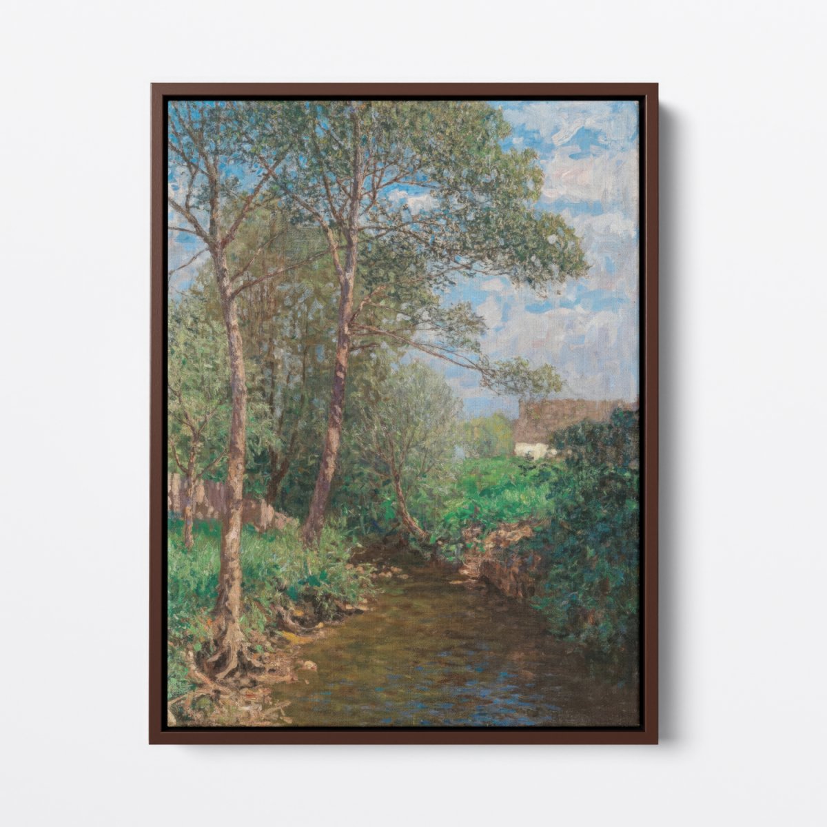 A Sunny Landscape with Stream | Alfred Zoff | Ave Legato Art Prints