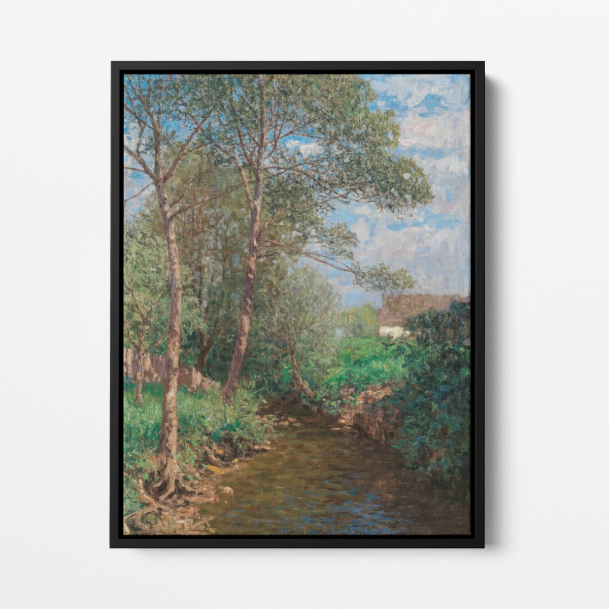 A Sunny Landscape with Stream | Alfred Zoff | Ave Legato Art Prints