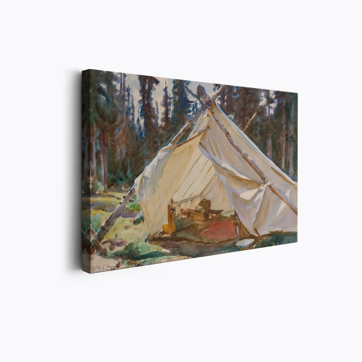 A Tent in the Rockies | John Sargent | Ave Legato Art Prints