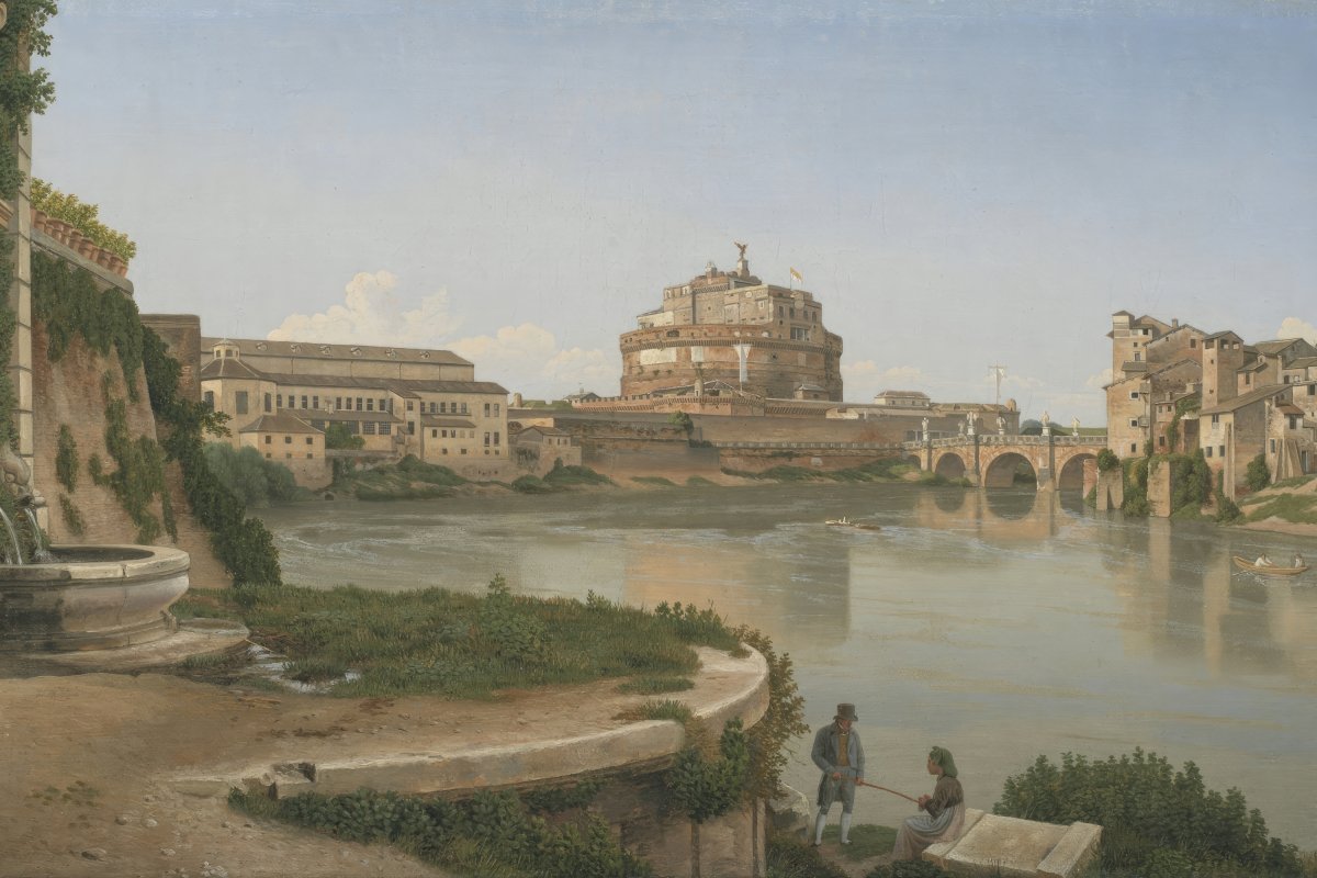 A View Across the Tiber | Christoffer Eckersberg | Ave Legato Art Prints