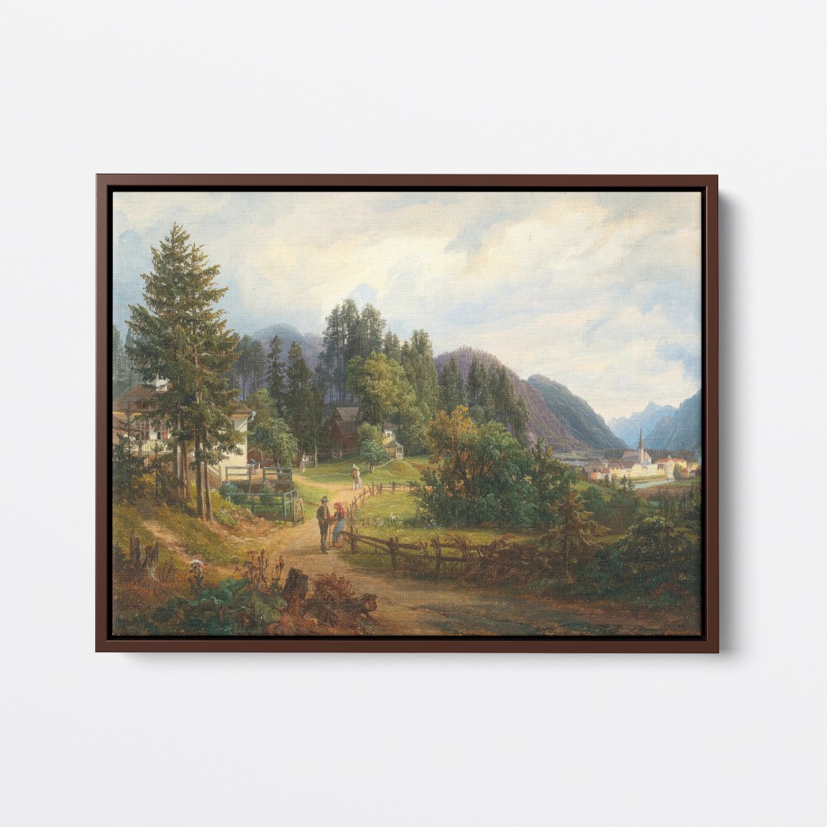 A View of Bad Ischl | Anton Schiffer | Ave Legato Art Prints