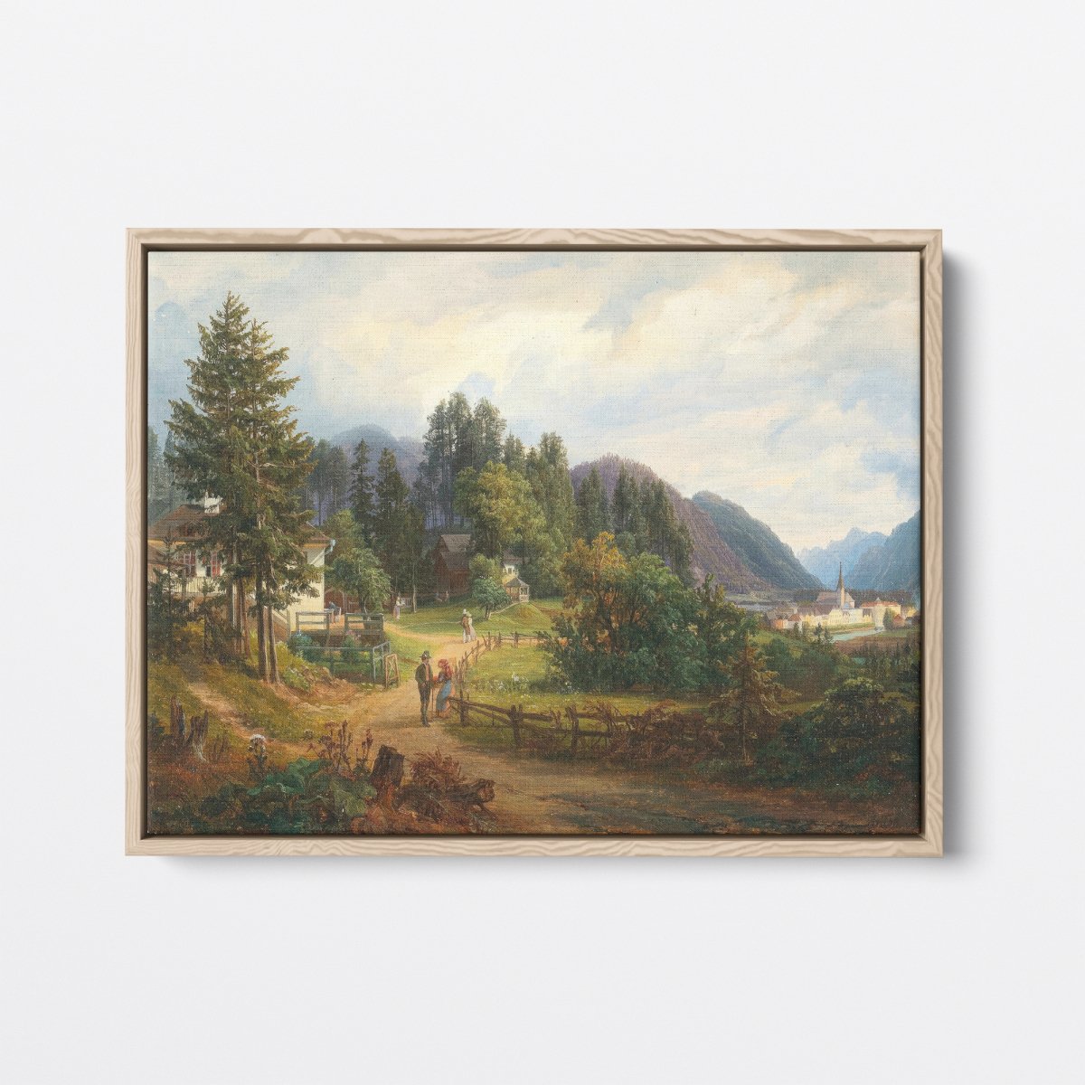 A View of Bad Ischl | Anton Schiffer | Ave Legato Art Prints