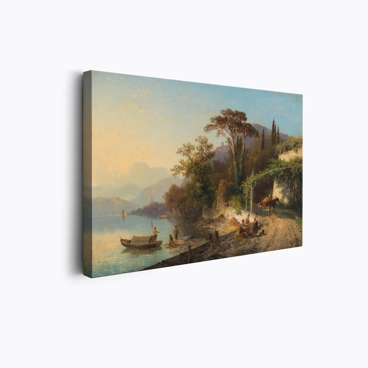 A View of Lake Garda | Carl Hasch | Ave Legato Art Prints