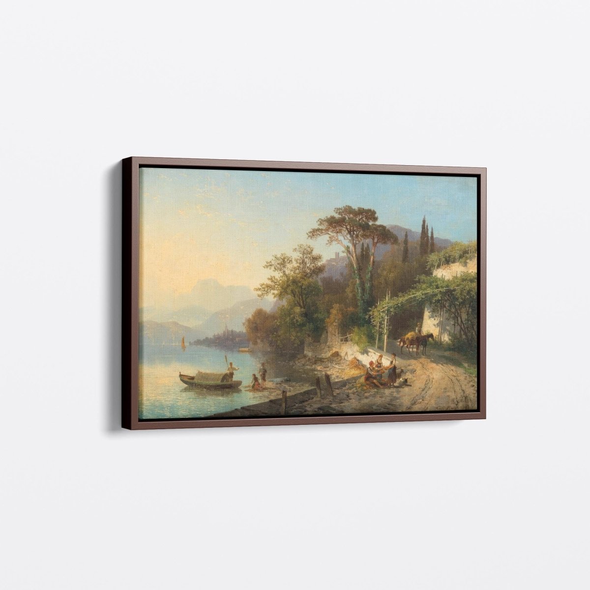 A View of Lake Garda | Carl Hasch | Ave Legato Art Prints