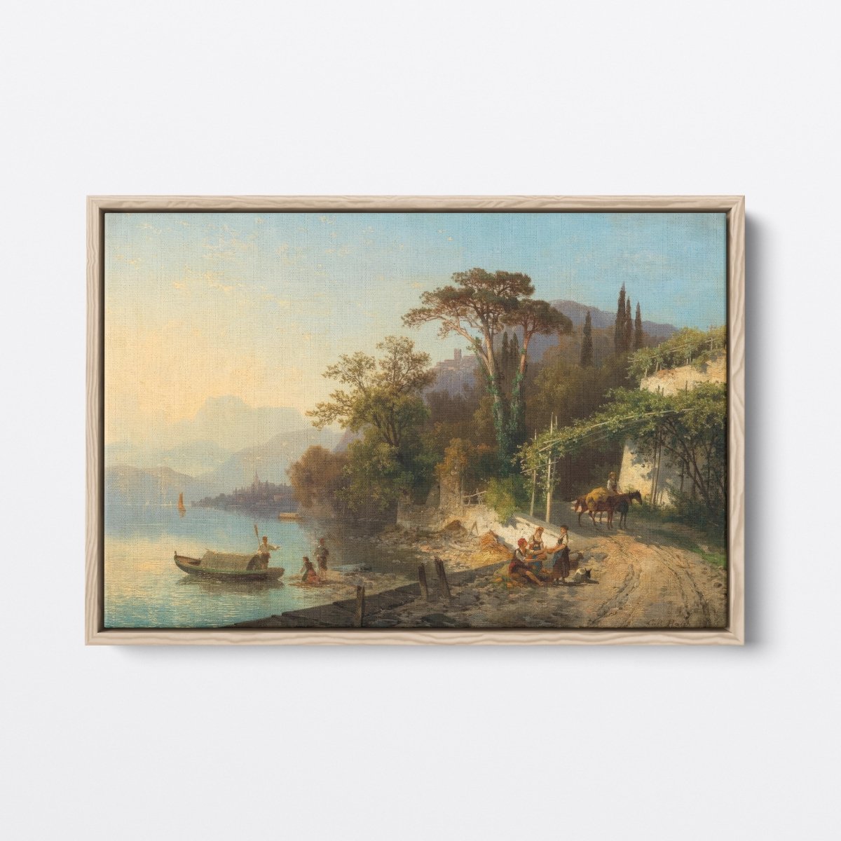 A View of Lake Garda | Carl Hasch | Ave Legato Art Prints