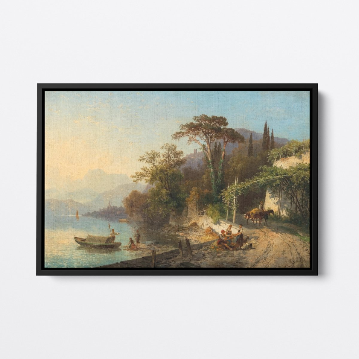 A View of Lake Garda | Carl Hasch | Ave Legato Art Prints