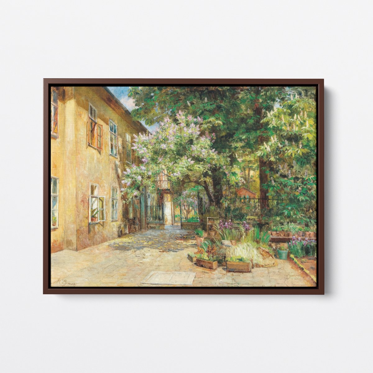 A View of the Courtyard | Marie Egner | Ave Legato Art Prints