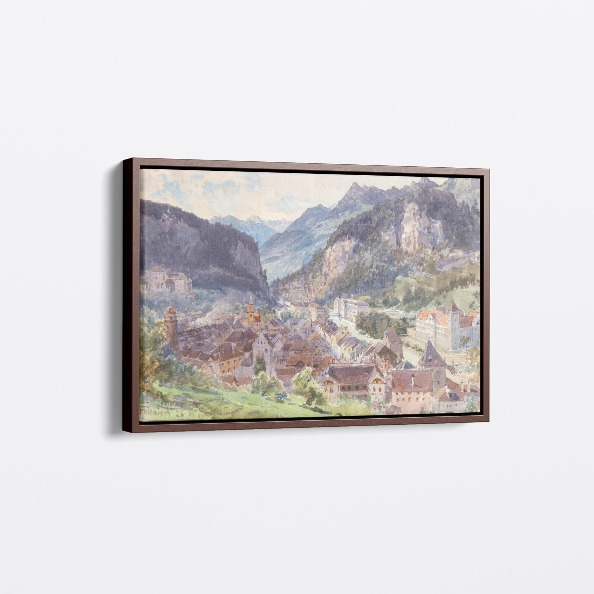 A View of the Town Feldkirch | Edward Compton | Ave Legato Art Prints