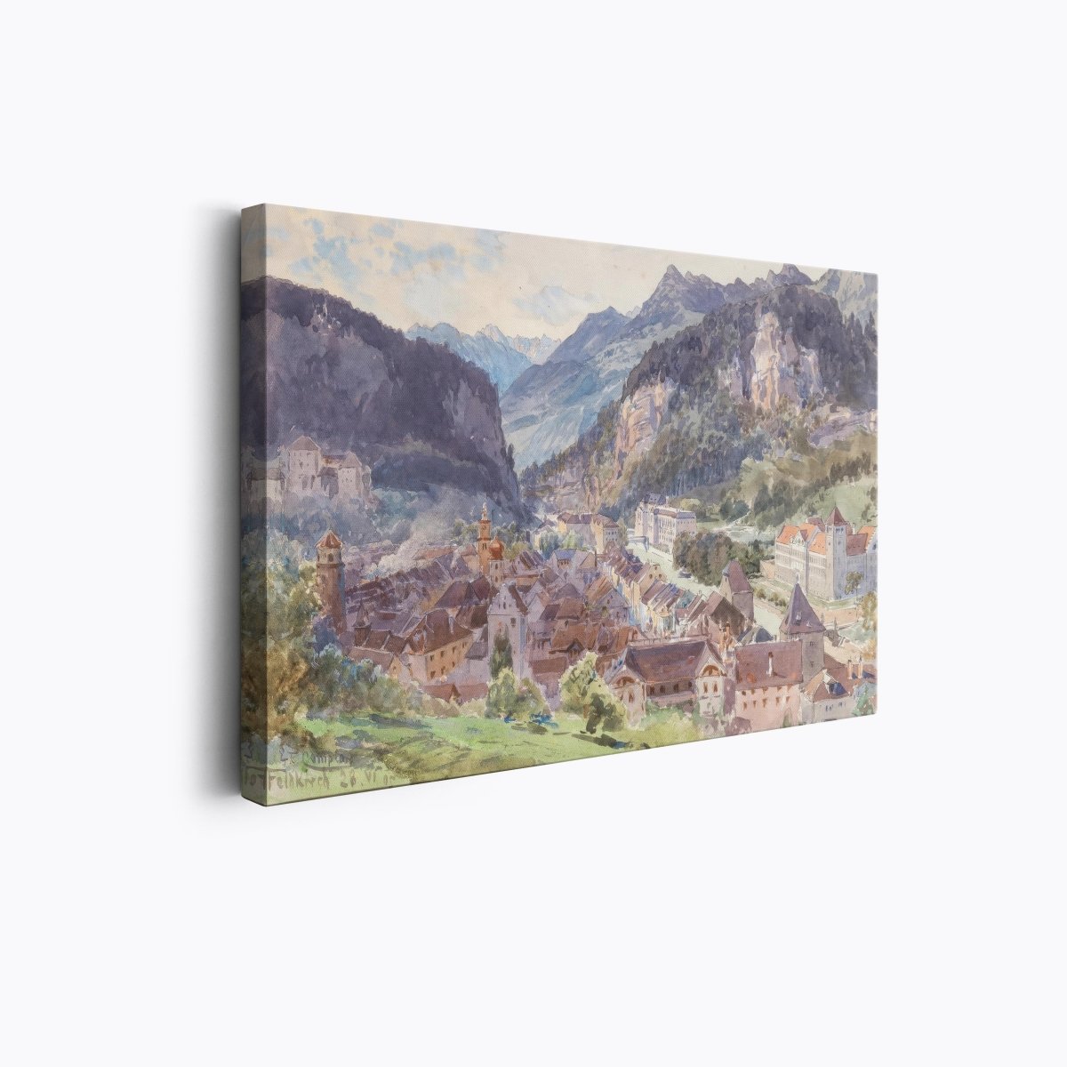 A View of the Town Feldkirch | Edward Compton | Ave Legato Art Prints