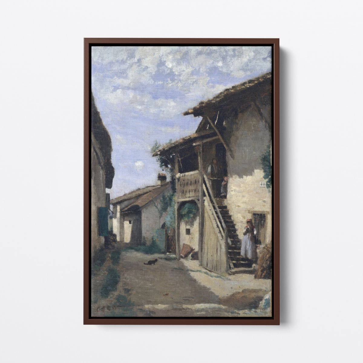 A Village Street: Dardagny | J.B.C. Corot | Ave Legato Art Prints