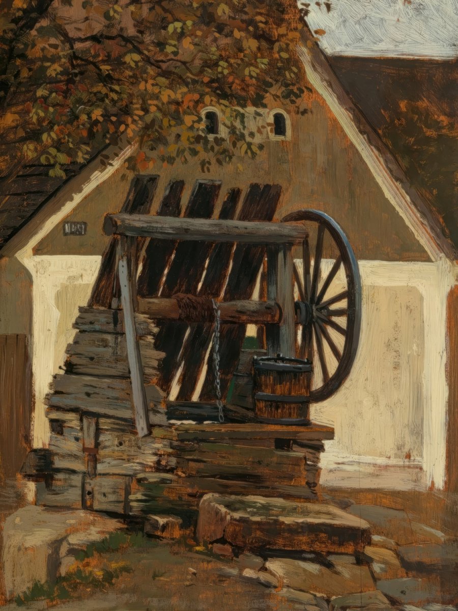 A Water Well | Theodor Von Hörmann | Ave Legato Art Prints