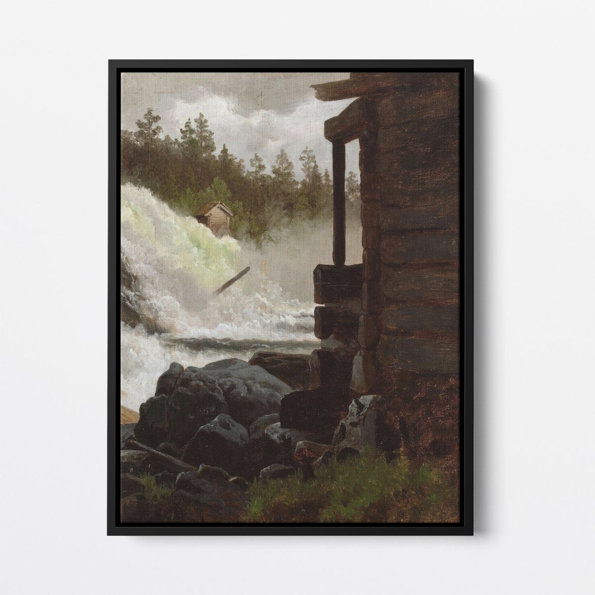 A Waterfall | Adolph Tidemand | Ave Legato Art Prints