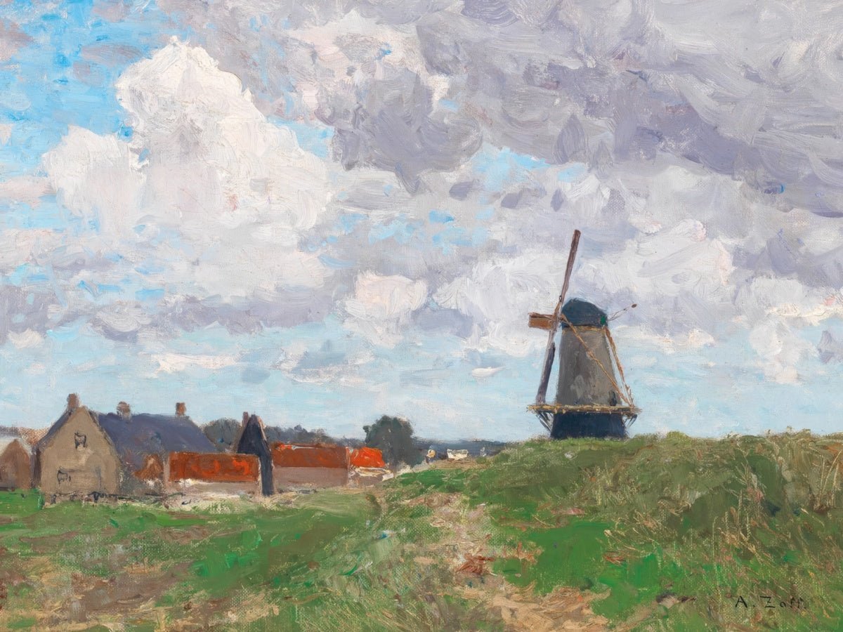 A Windmill in Vlissingen | Alfred Zoff | Ave Legato Art Prints