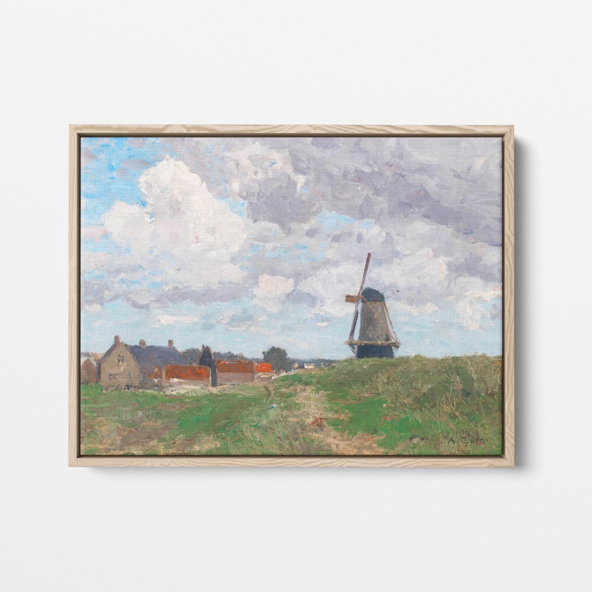 A Windmill in Vlissingen | Alfred Zoff | Ave Legato Art Prints