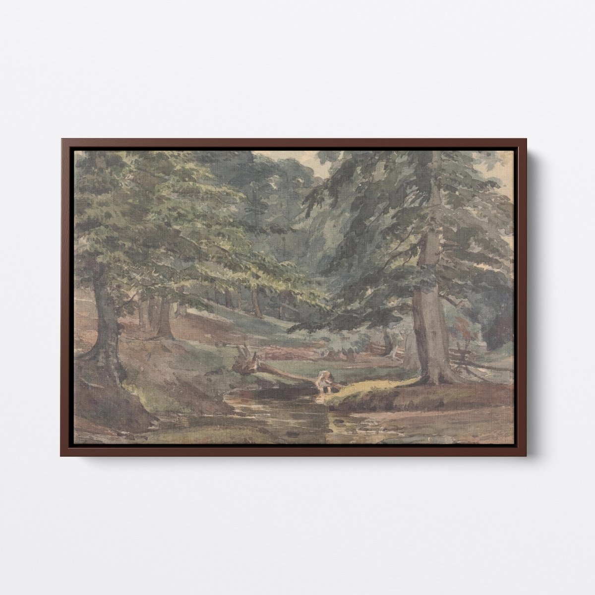 A Wooded River Landscape | Thomas Sully | Ave Legato Art Prints