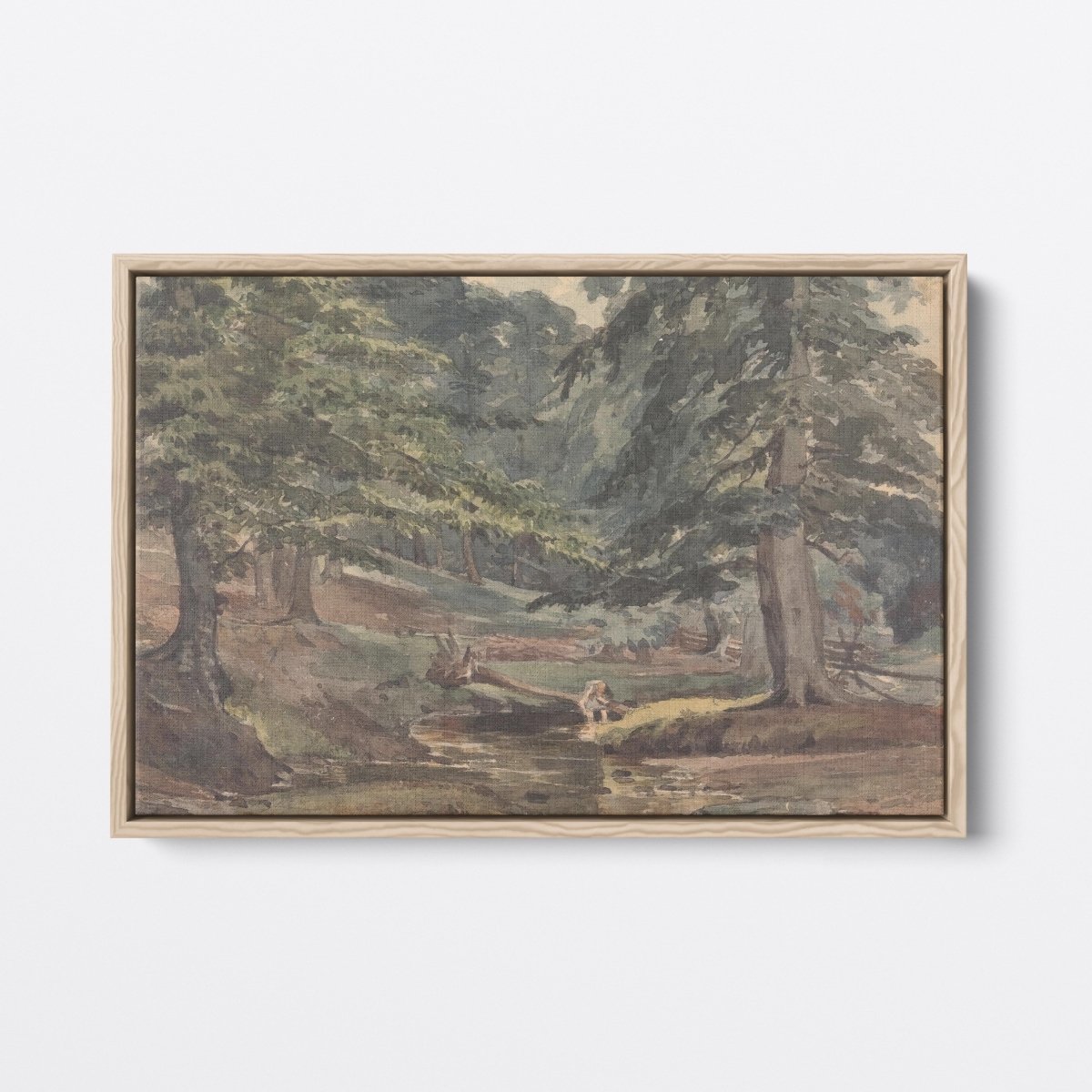 A Wooded River Landscape | Thomas Sully | Ave Legato Art Prints