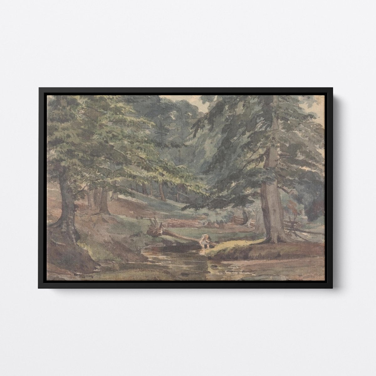 A Wooded River Landscape | Thomas Sully | Ave Legato Art Prints