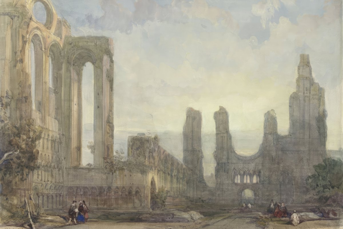 Abbey Ruins of Aberbrothwick | David Roberts | Ave Legato Art Prints