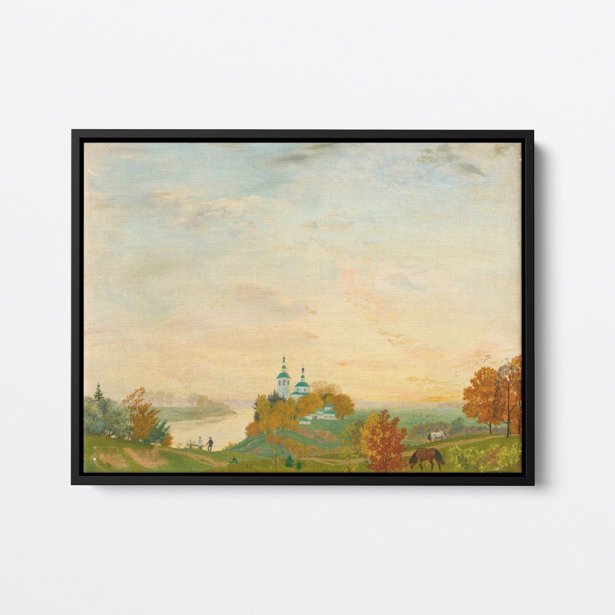 Above the River, Autumn | Boris Kustodiev | Ave Legato Art Prints