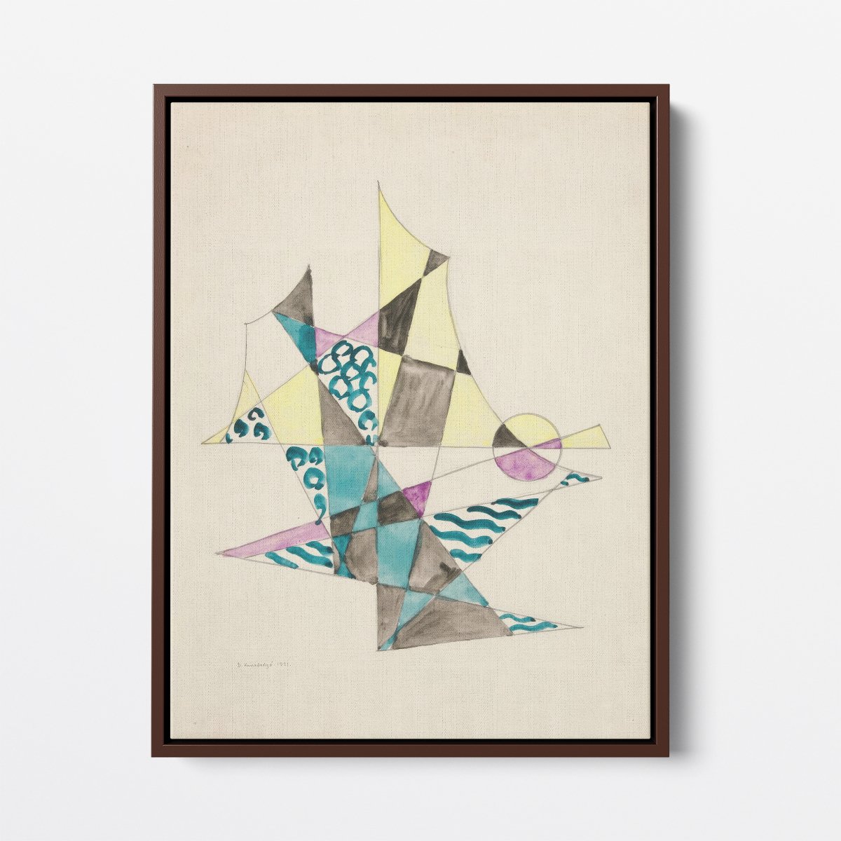 Abstraction Based on Sails I | David Kakabadze | Ave Legato Art Prints