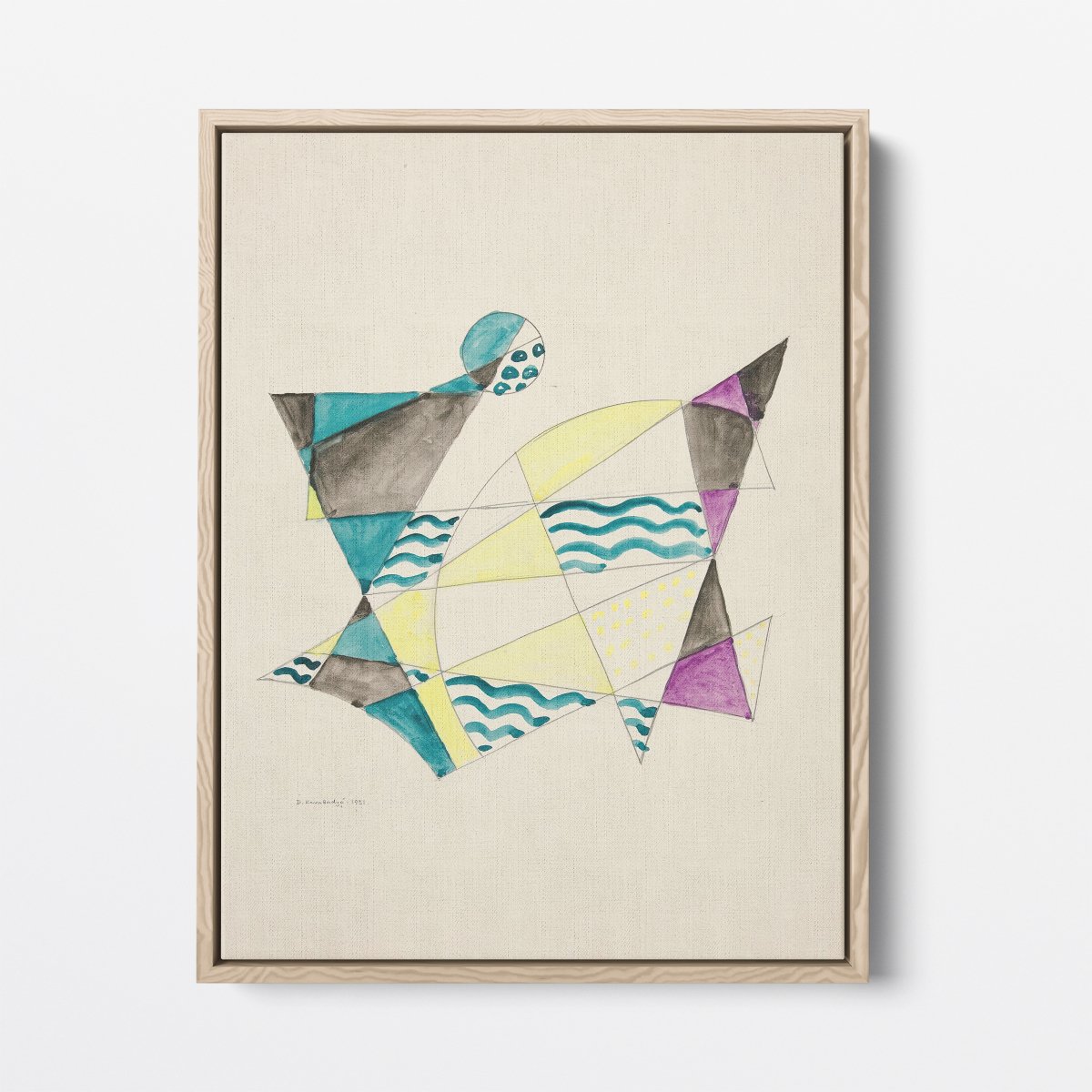 Abstraction Based on Sails II | David Kakabadze | Ave Legato Art Prints