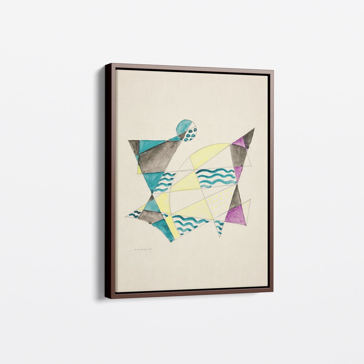 Abstraction Based on Sails II | David Kakabadze | Ave Legato Art Prints