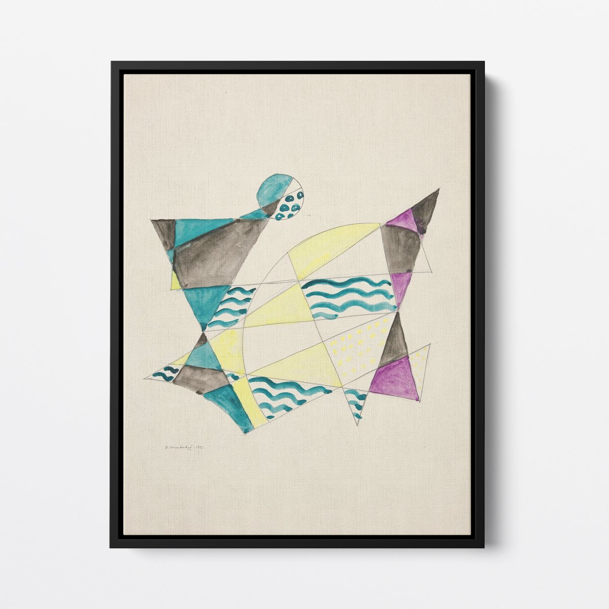 Abstraction Based on Sails II | David Kakabadze | Ave Legato Art Prints