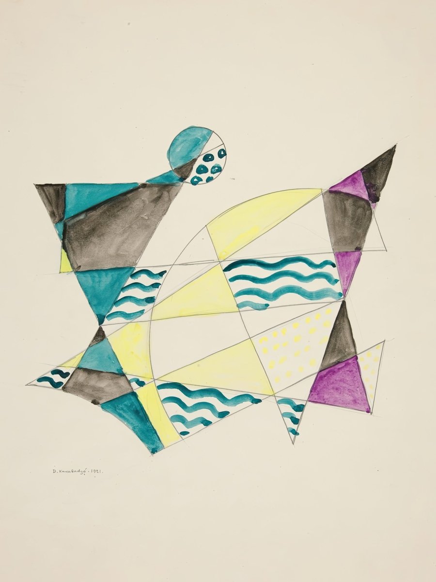 Abstraction Based on Sails II | David Kakabadze | Ave Legato Art Prints