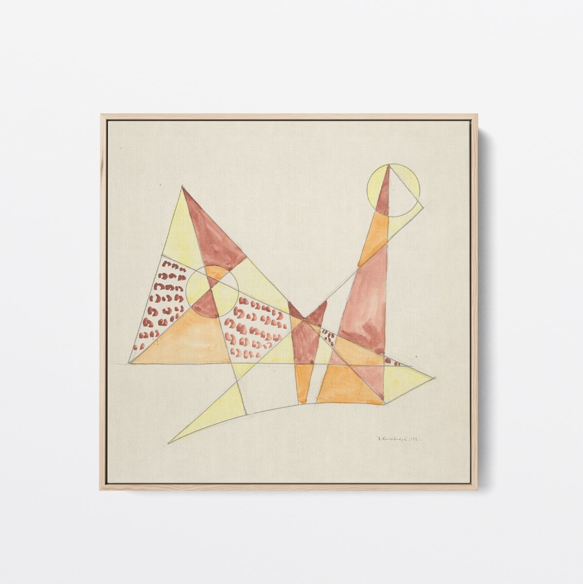 Abstraction Based on Sails, III | David Kakabadze | Ave Legato Art Prints