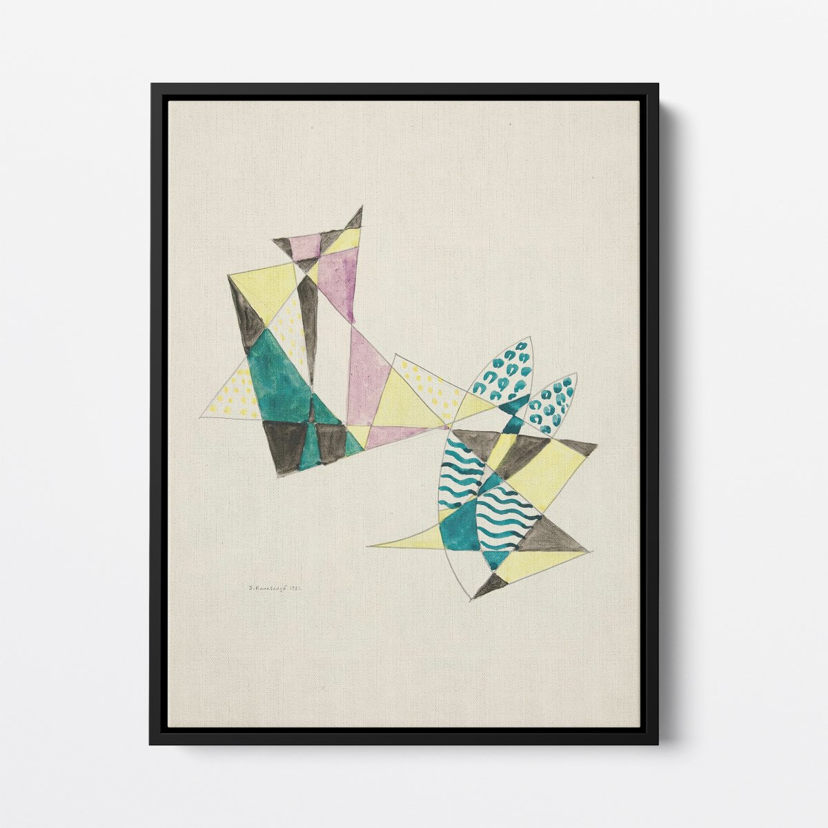 Abstraction Based on Sails IV | David Kakabadze | Ave Legato Art Prints