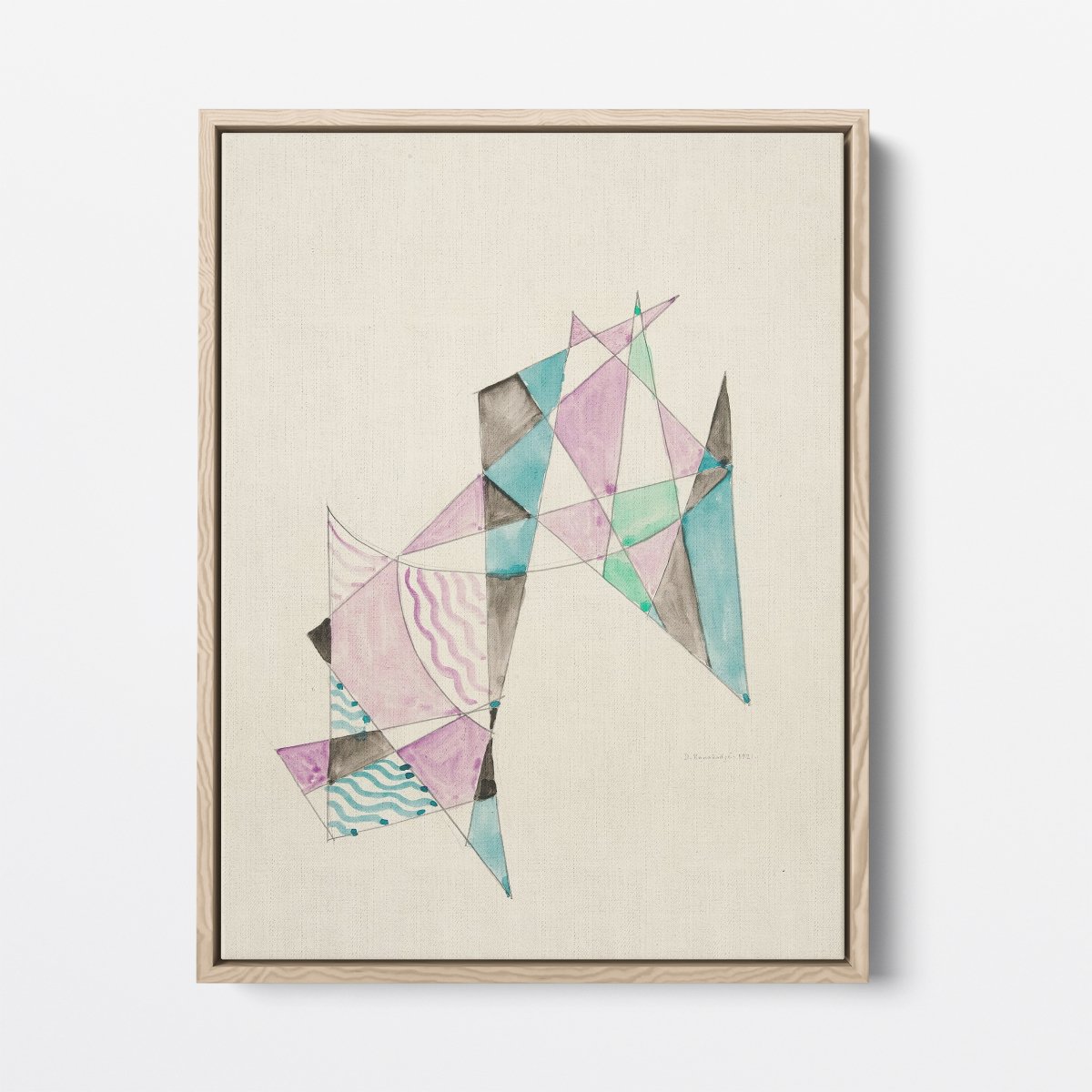 Abstraction Based on Sails IX | David Kakabadze | Ave Legato Art Prints