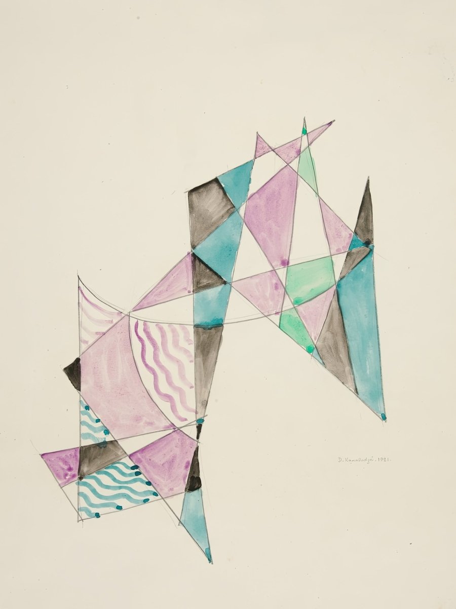 Abstraction Based on Sails IX | David Kakabadze | Ave Legato Art Prints