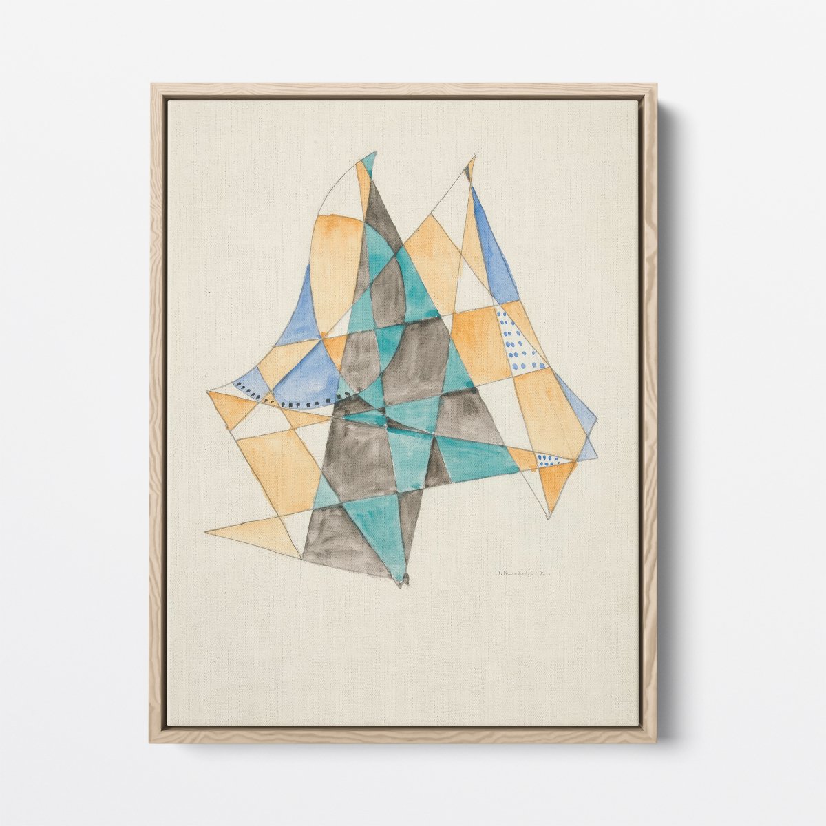 Abstraction Based on Sails VI | David Kakabadze | Ave Legato Art Prints