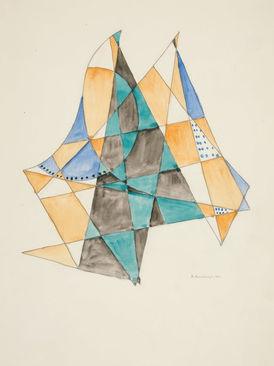 Abstraction Based on Sails VI | David Kakabadze | Ave Legato Art Prints