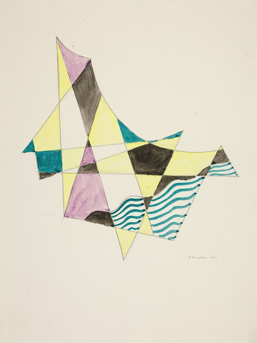 Abstraction Based on Sails X | David Kakabadze | Ave Legato Art Prints