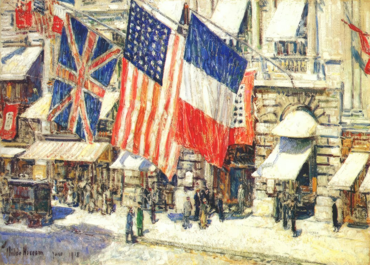 Across Allies Avenue | Childe Hassam | Ave Legato Art Prints