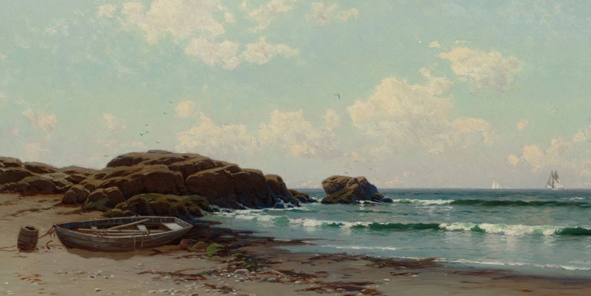 Afternoon by the Ocean | Alfred Bricher | Ave Legato Art Prints