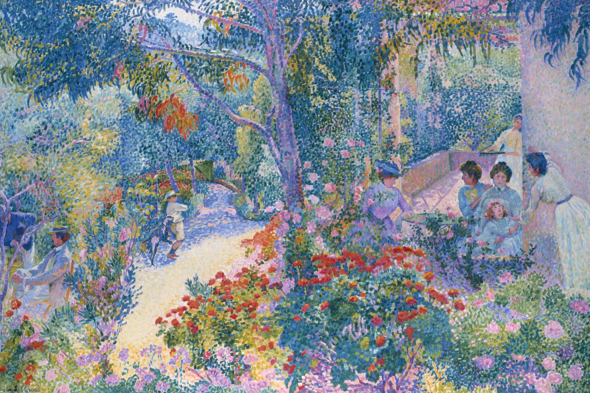 Afternoon in the Garden | Henri - Edmond Cross | Ave Legato Art Prints