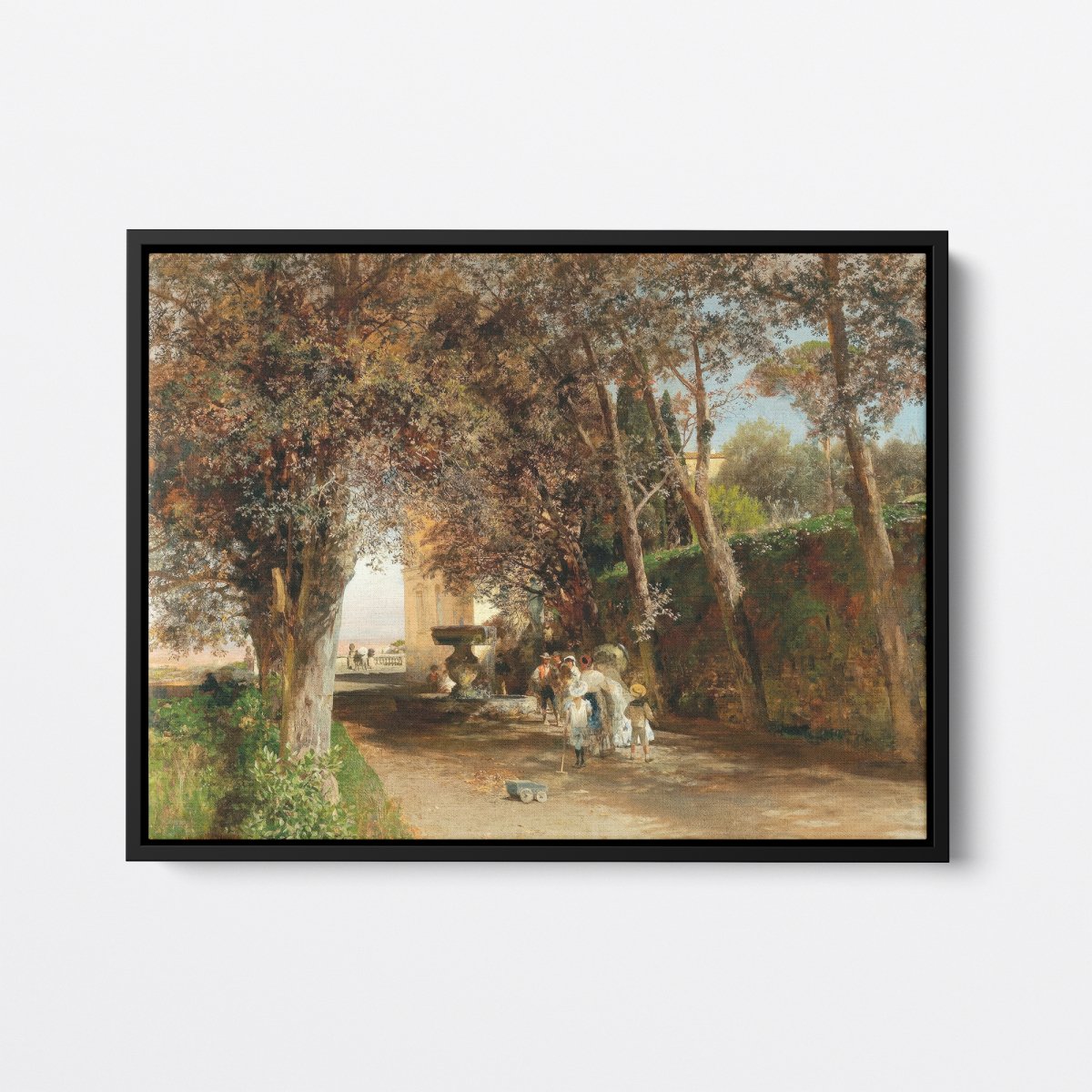 Afternoon in Villa Torlonia, Frascati | Oswald Achenbach | Ave Legato Art Prints