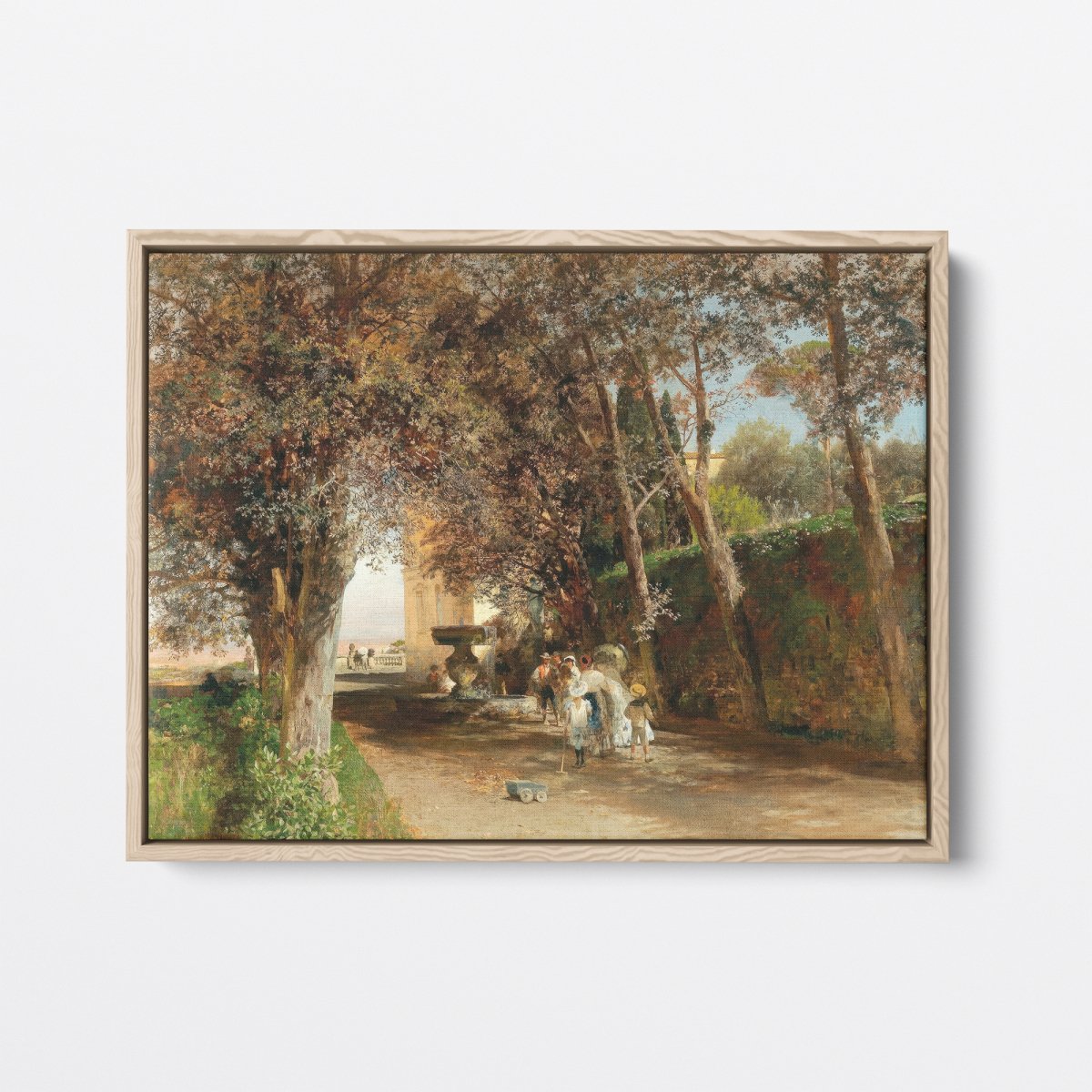 Afternoon in Villa Torlonia, Frascati | Oswald Achenbach | Ave Legato Art Prints