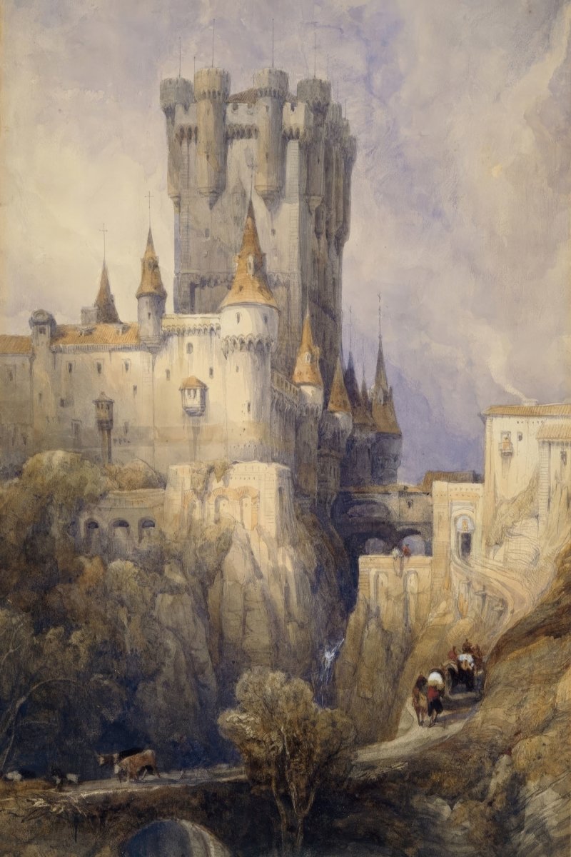 Alcazar, Segovia, Spain | David Roberts | Ave Legato Art Prints