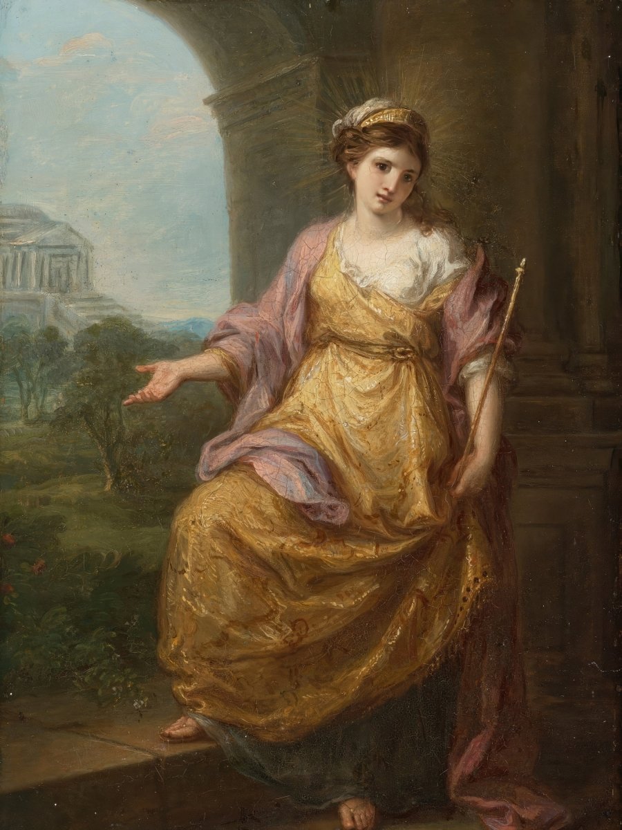 Allegory of Wisdom | Angelica Kauffman | Ave Legato Art Prints