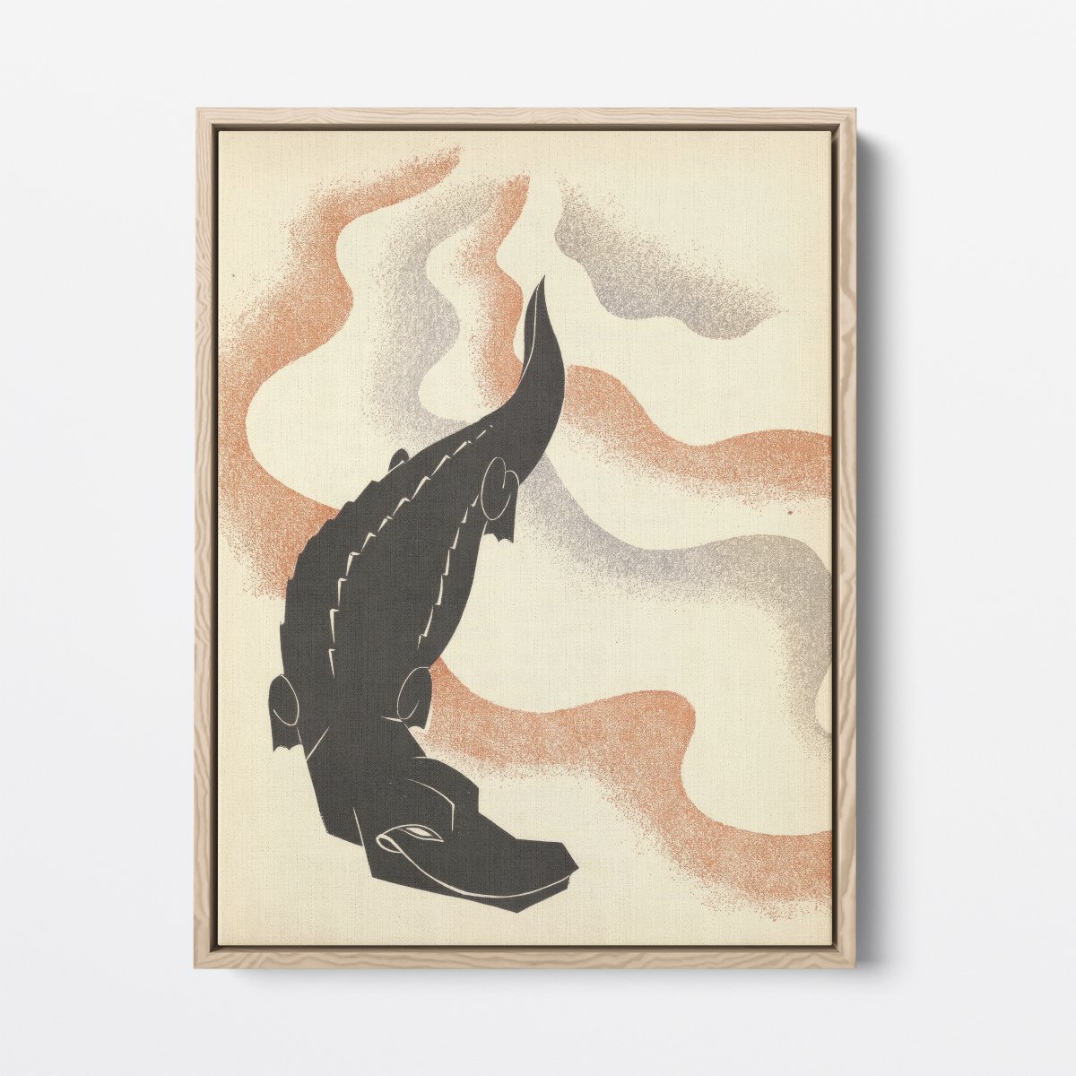 Alligator Down to the Water | Pierre Pinsard | Ave Legato Art Prints