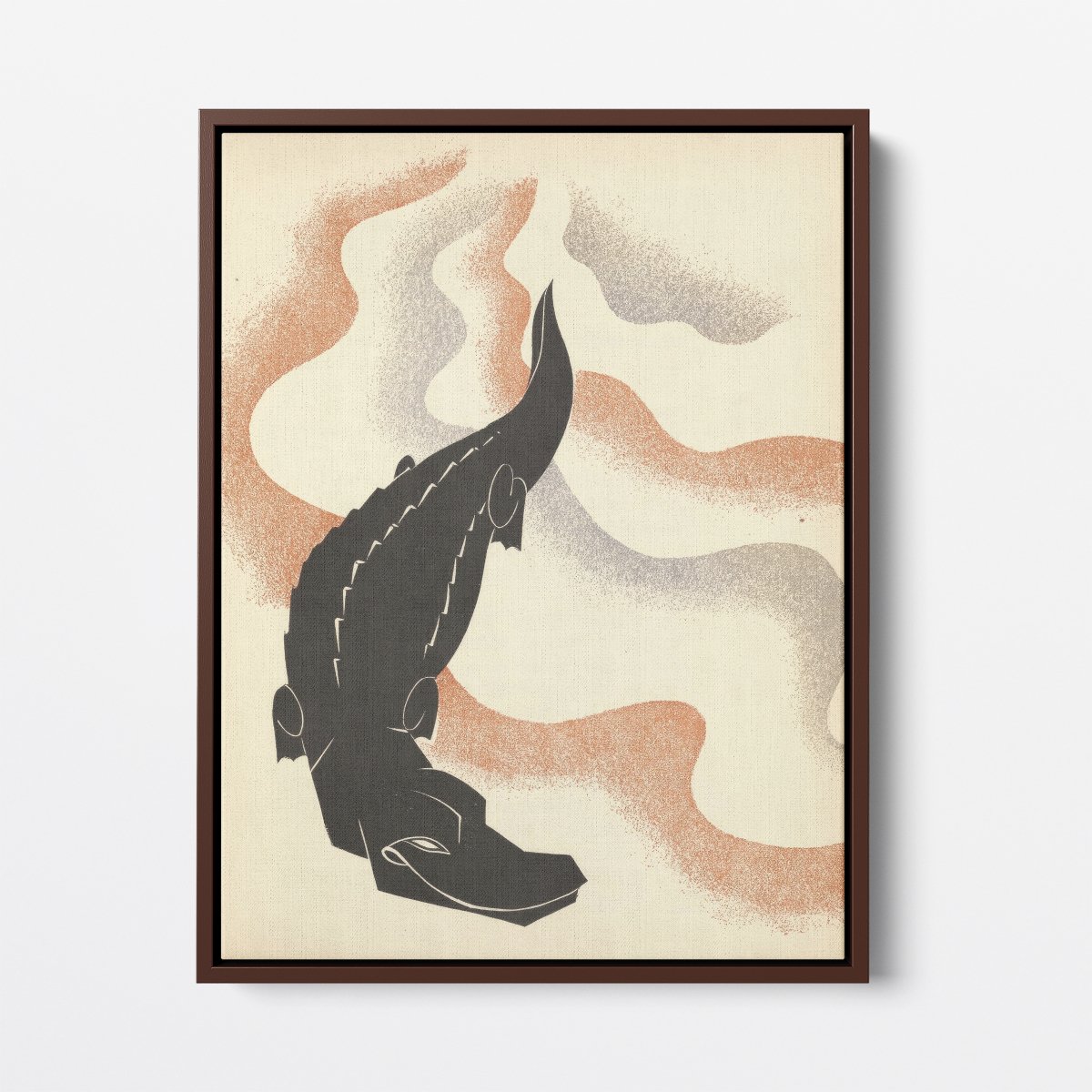 Alligator Down to the Water | Pierre Pinsard | Ave Legato Art Prints