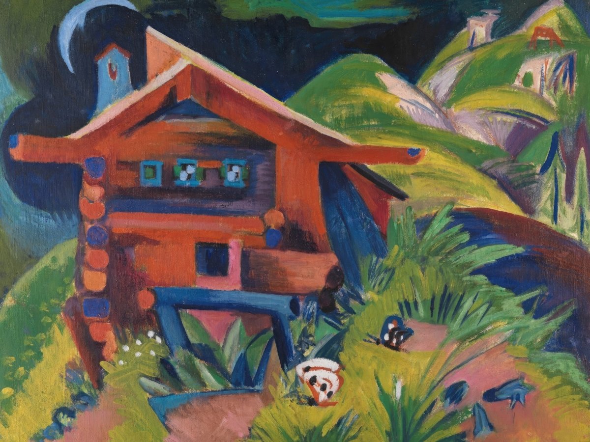 Alpine Hut | Ernst Kirchner | Ave Legato Art Prints